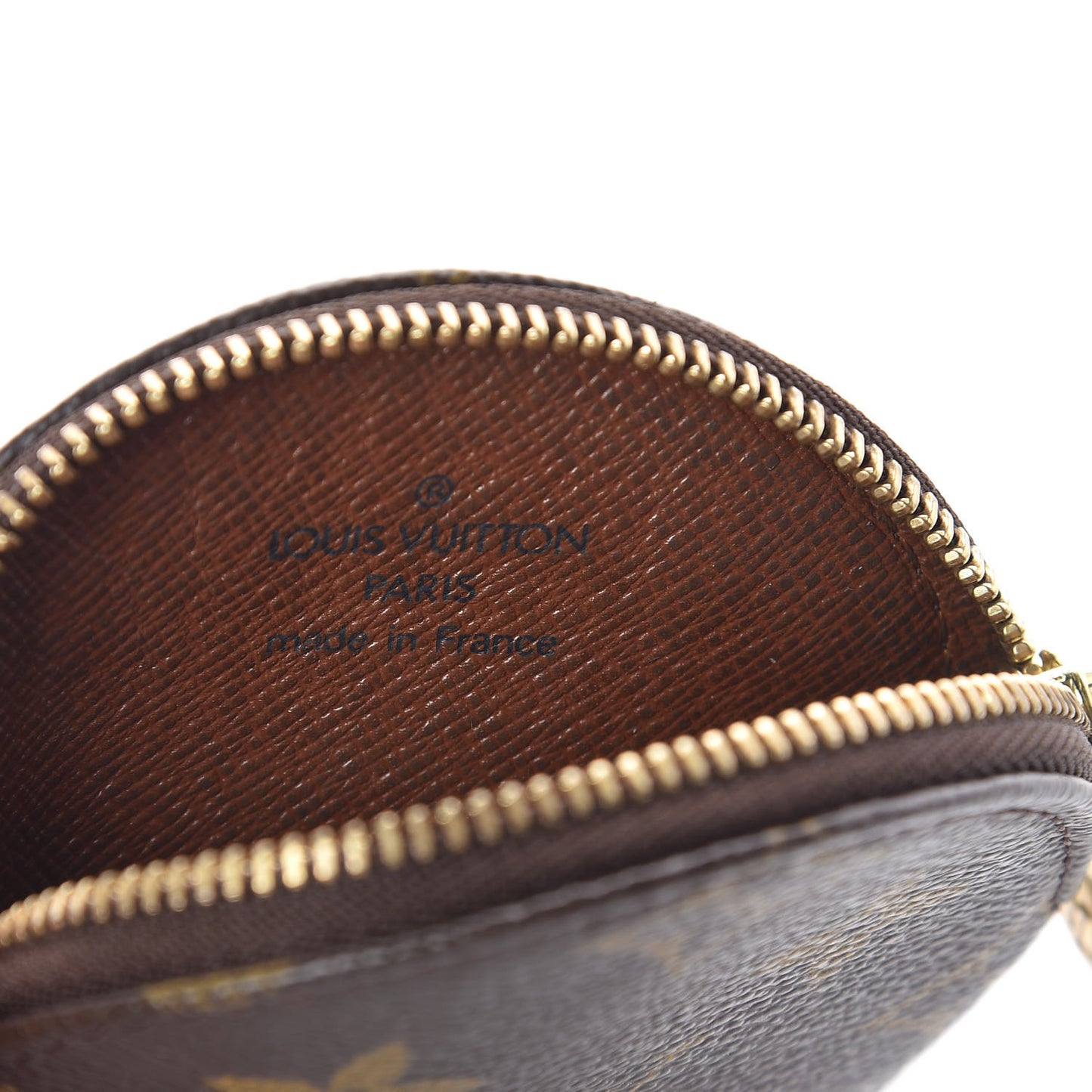 Monogram Round Coin Purse