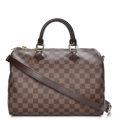 Louis Vuitton Damier Ebene Speedy Bandouliere 30 1 of 9