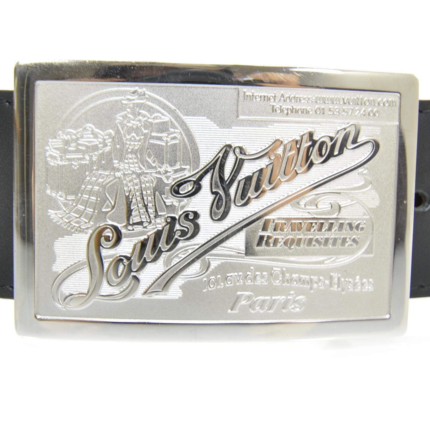 Louis Vuitton Jeans Calfskin Belt 100 40 9 of 9