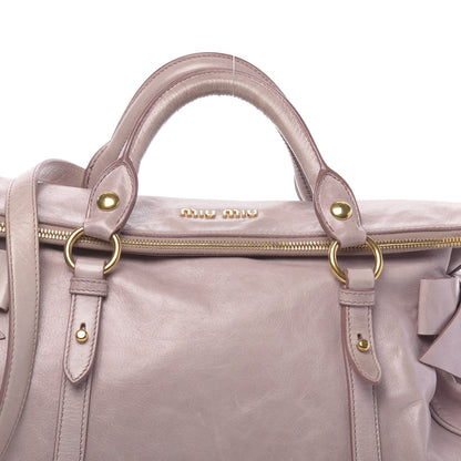 Miu Miu Vitello Medium Bow Bag Mughetto 8 of 12