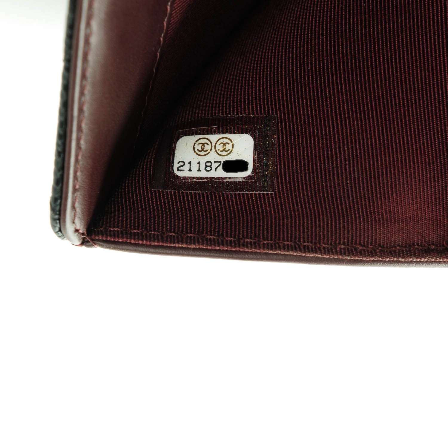 Chanel Caviar Quilted Yen Wallet Black 8 of 8