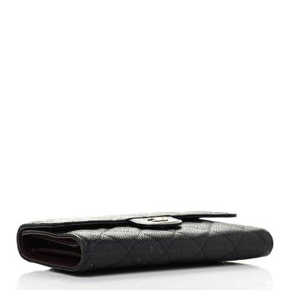 Chanel Caviar Quilted Medium Flap Wallet Black 3 of 4