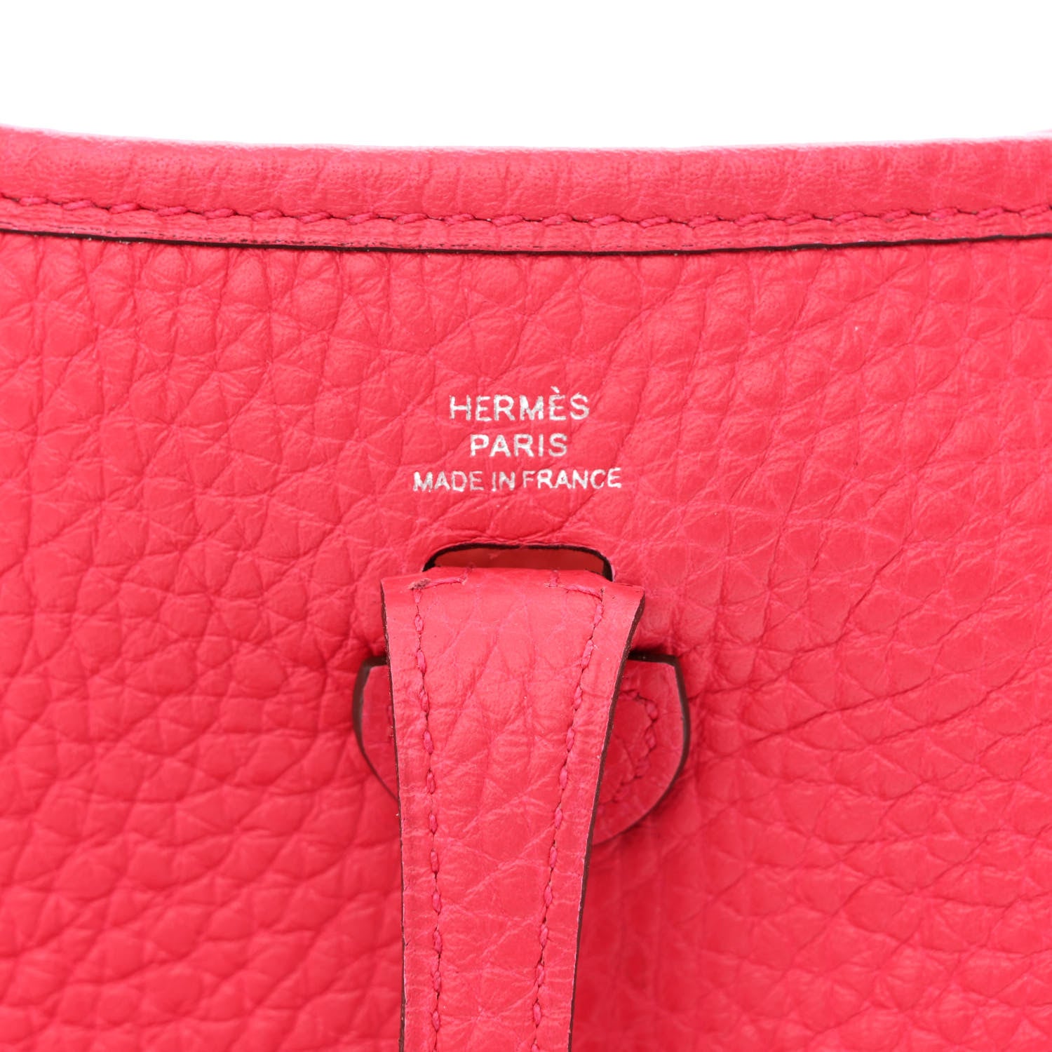 Hermes Taurillon Clemence Evelyne TPM Rose Extreme 6 of 10