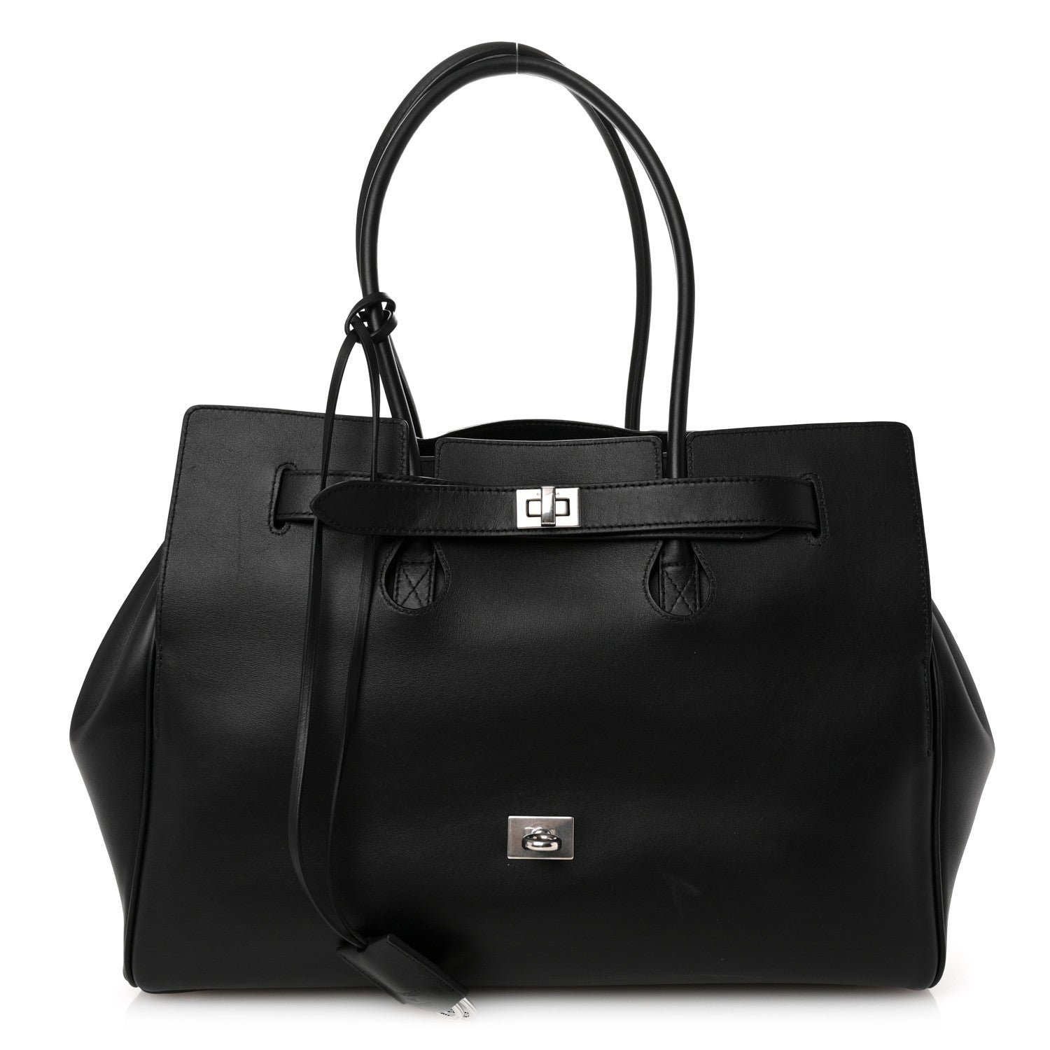 Balenciaga Smooth Calfskin Medium Bel Air Carry All Bag Black 1 of 9