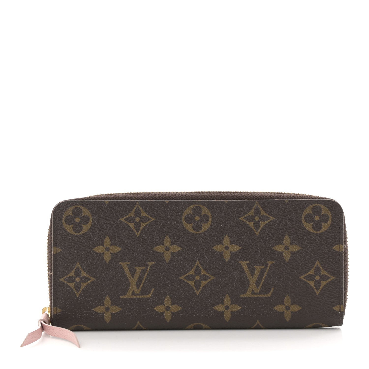 Louis Vuitton Monogram Clemence Wallet Rose Ballerine 1 of 8