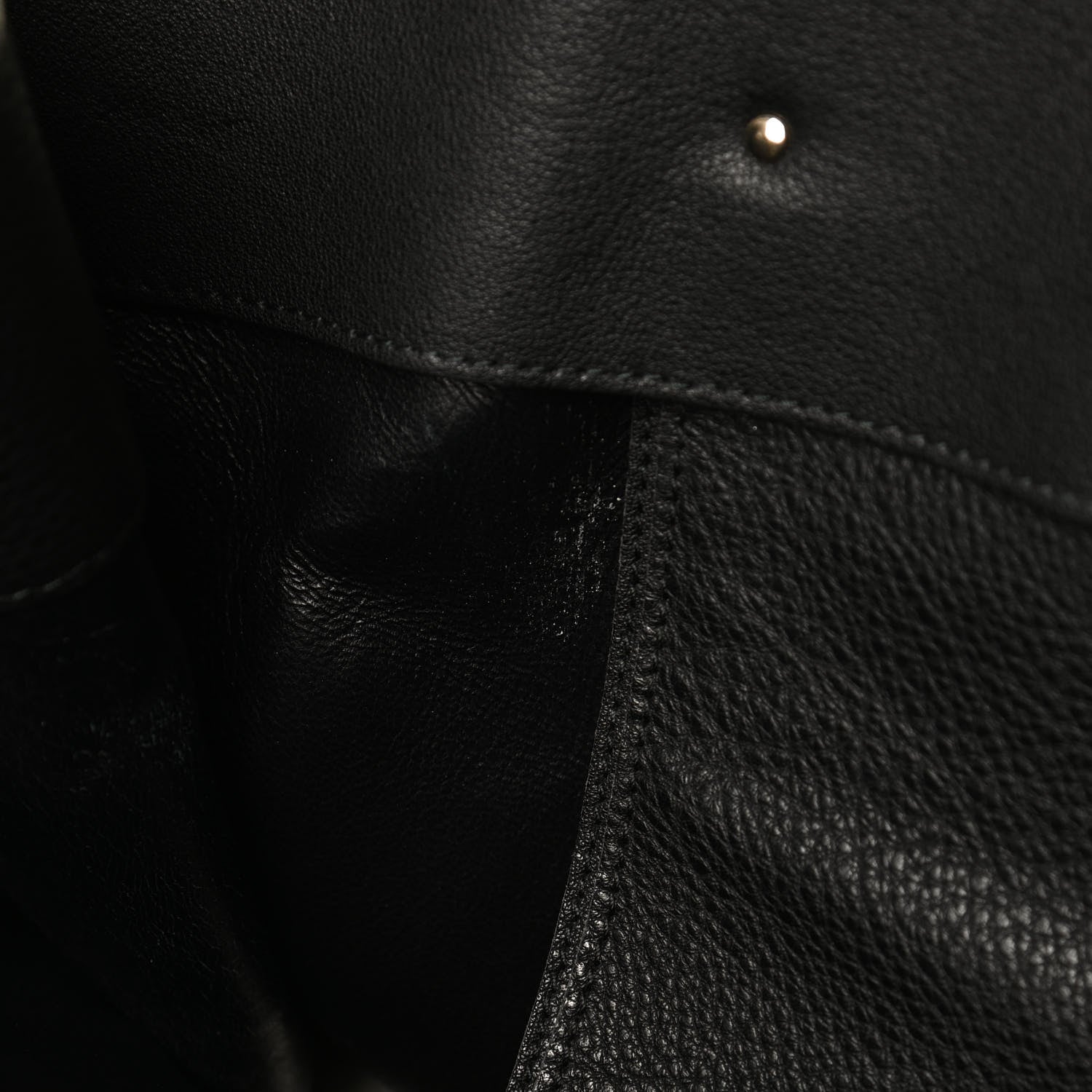 Balenciaga Grained Calfskin Silver Metallic Edge Hardware Papier A4 Tote Black 11 of 11