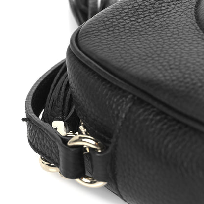 Gucci Pebbled Calfskin Small Soho Disco Bag Black 12 of 13