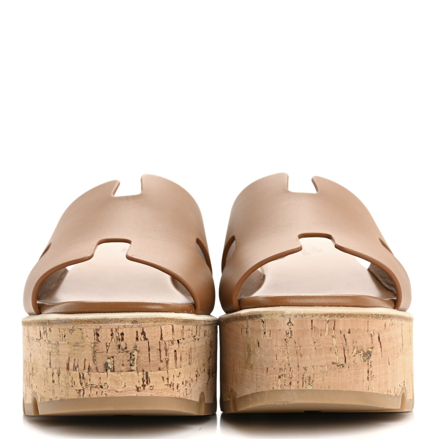 Calfskin Cork Eze 30 Sandals 38 Gold