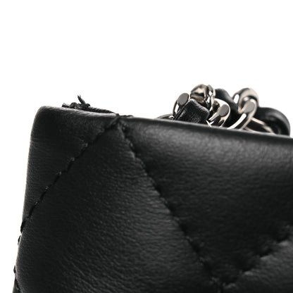 Chanel Lambskin Quilted Uniform Crossbody Bag Black 13 of 13