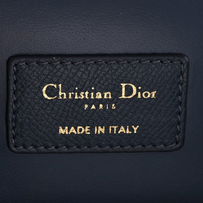 Christian Dior Grained Calfskin Large St. Honore Tote Blue 7 of 15