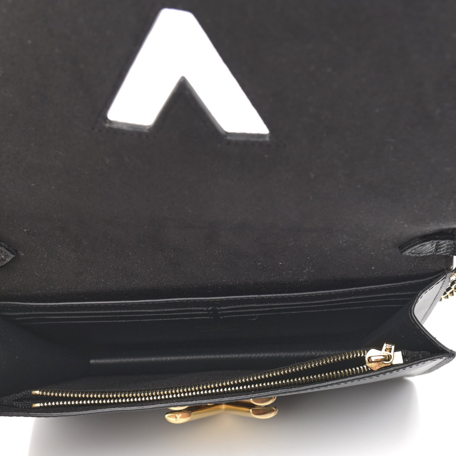 Louis Vuitton Epi Twist Belt Chain Wallet Black 5 of 9