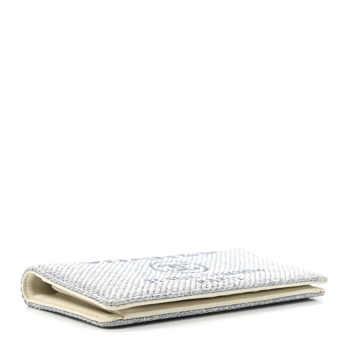 Chanel Canvas Deauville Small Wallet Blue 4 of 8
