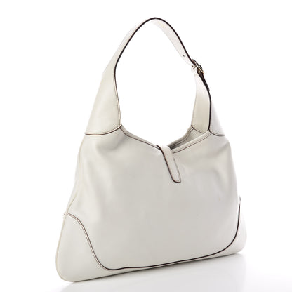 Gucci Calfskin Medium Jackie O Bouvier Hobo White 3 of 11