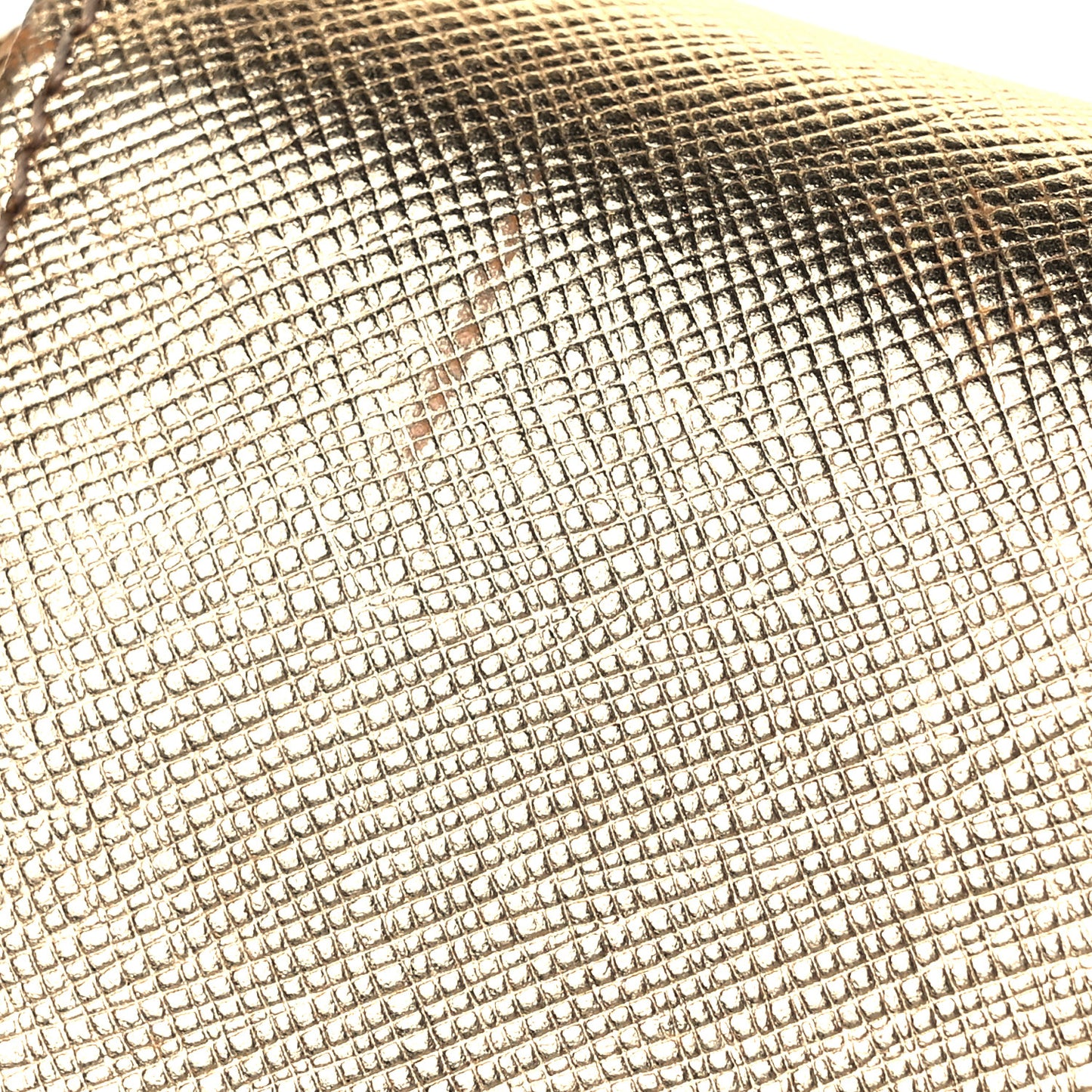 Saffiano Lux Sound Wallet On Chain Platino