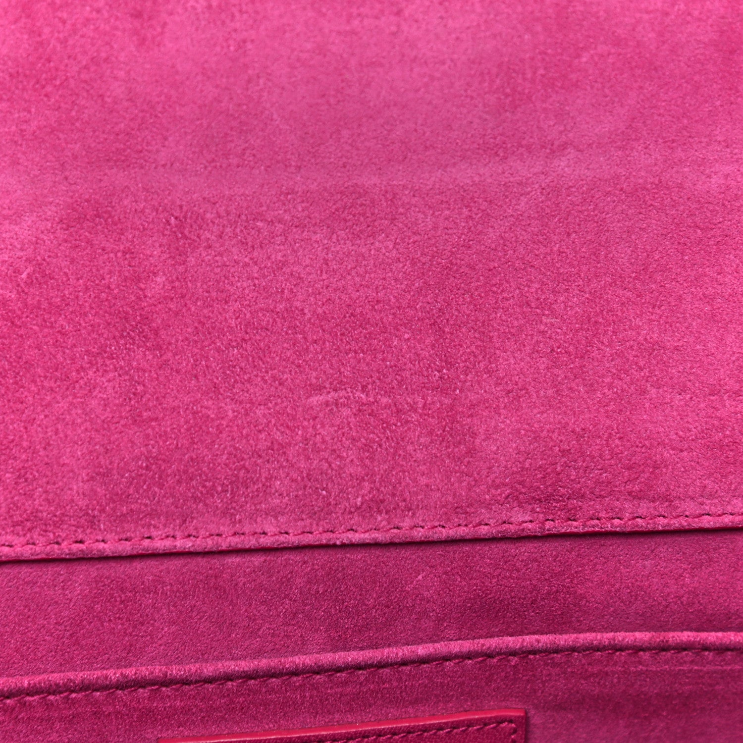 Saint Laurent Calfskin Classic Y Ligne Clutch Fuchsia 14 of 29