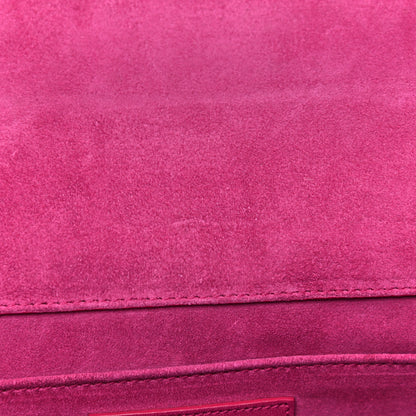 Saint Laurent Calfskin Classic Y Ligne Clutch Fuchsia 14 of 29