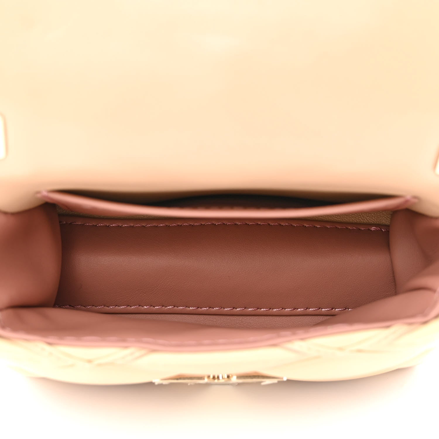 Louis Vuitton Lambskin Malletage Pico GO-14 Beige Pink 5 of 10