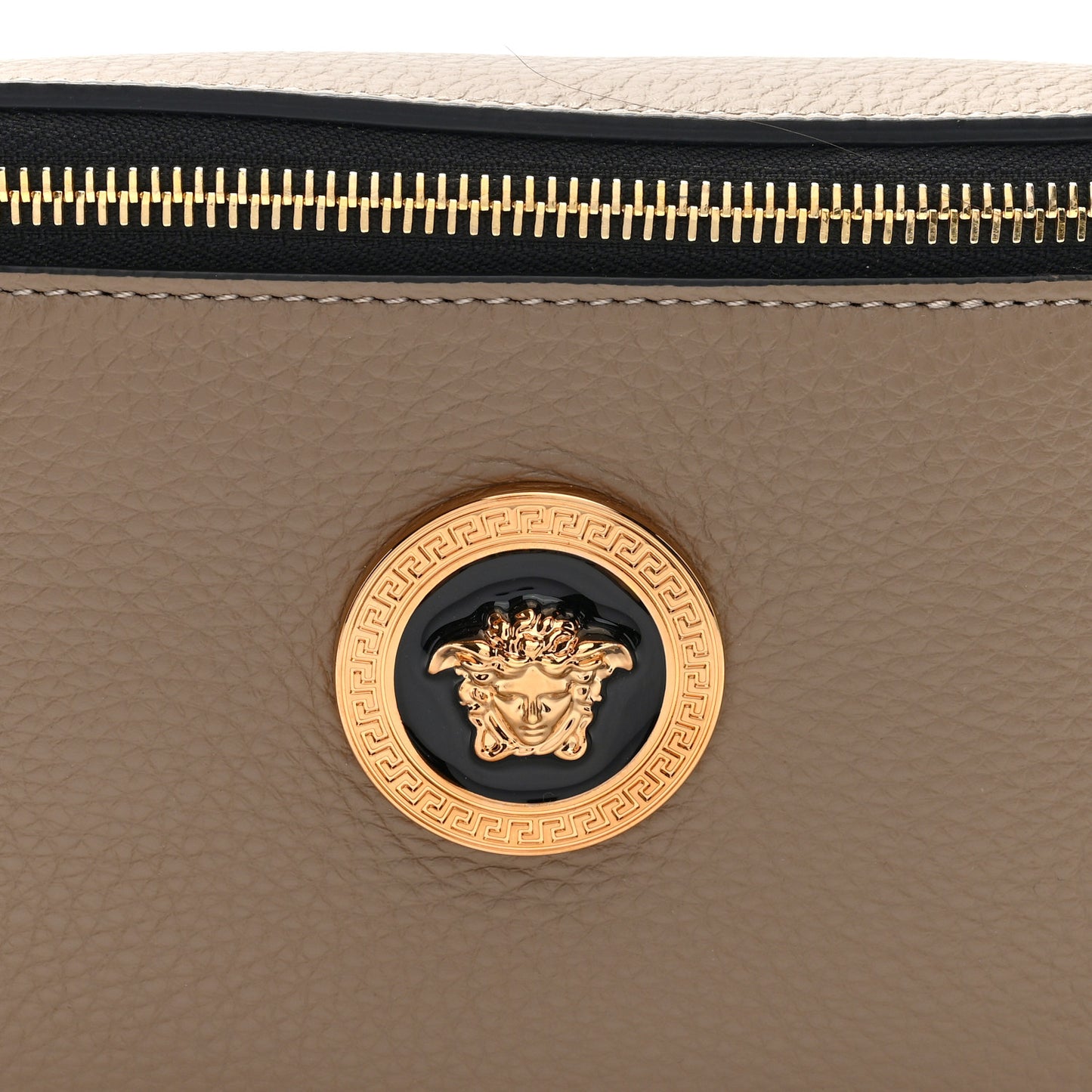 Grained Calfskin Vanitas Medea Belt Bag Taupe
