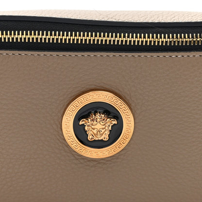 Versace Grained Calfskin Vanitas Medea Belt Bag Taupe 8 of 10