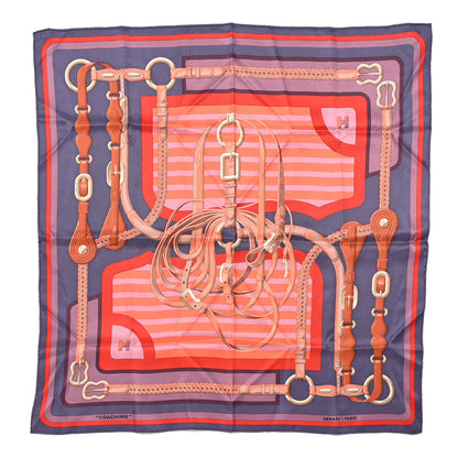 Hermes Silk Coaching Carre Scarf 70 Ardoise 1 of 6