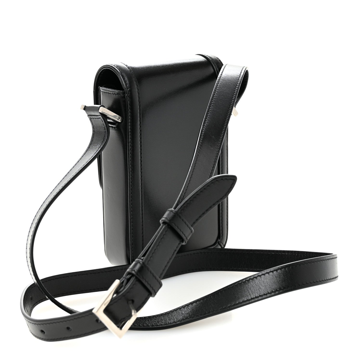 Saint Laurent Smooth Calfskin Mini Solferino Satchel Black 3 of 11