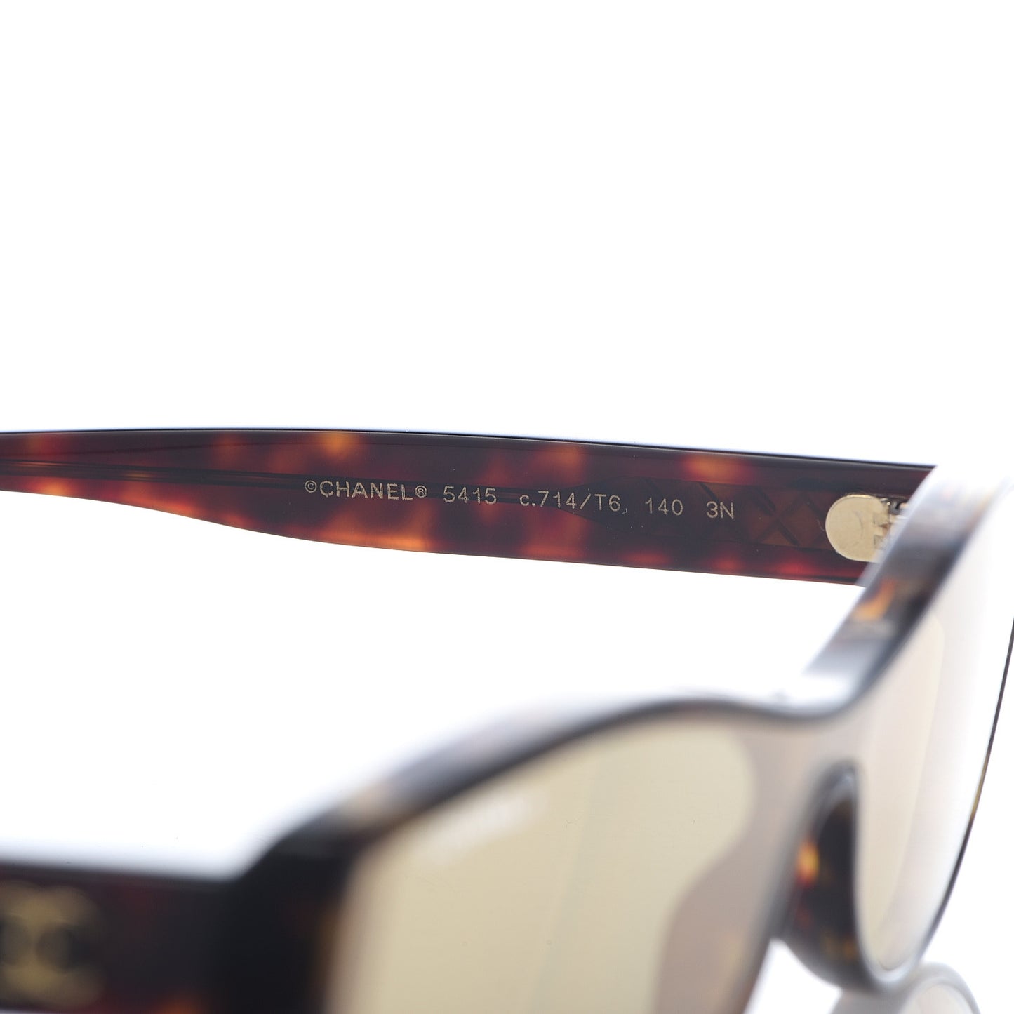 Acetate 24K Gold Mirror Oval Sunglasses 5415 Brown