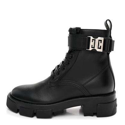 Givenchy Calfskin Combat Boots 36 Black 1 of 9