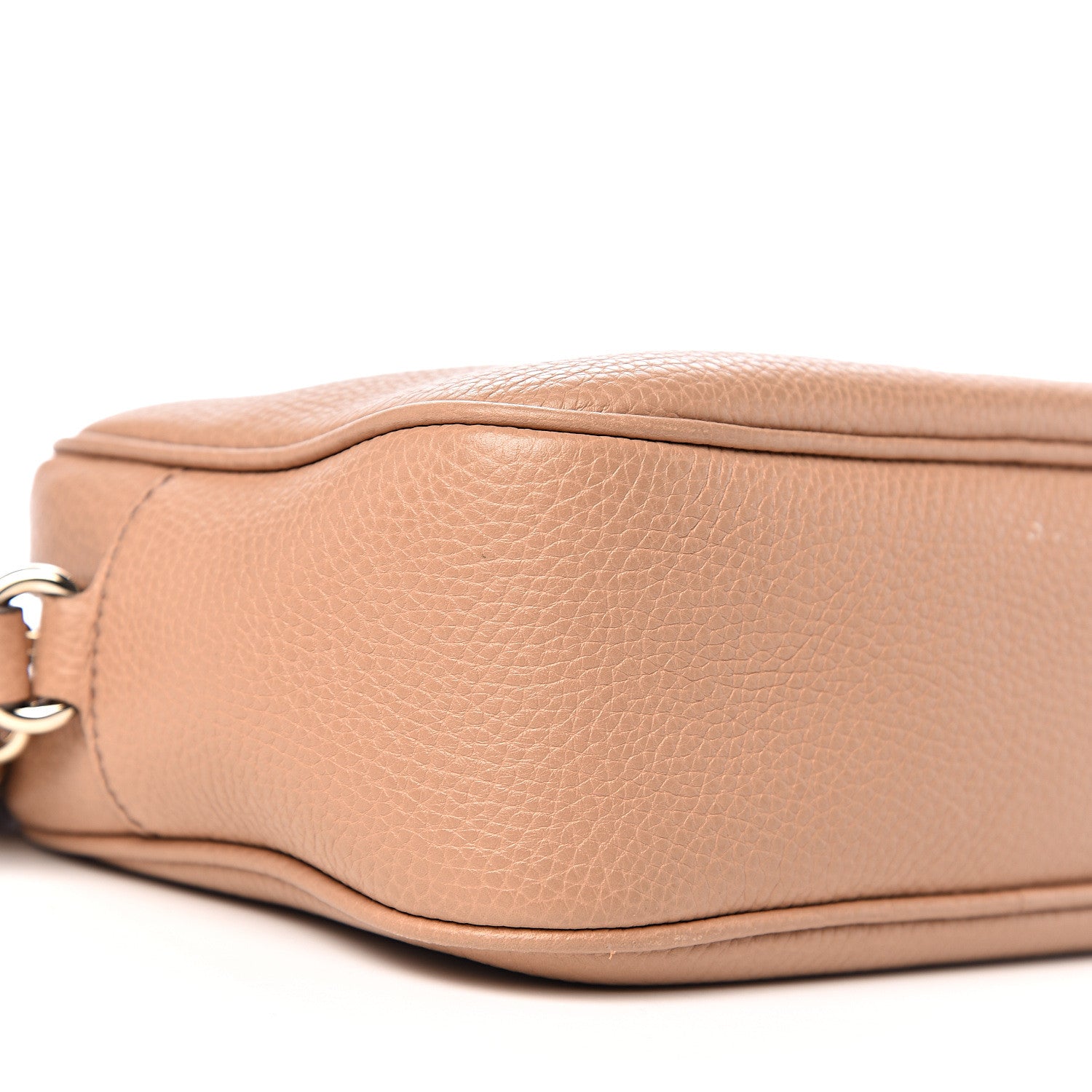 Gucci Pebbled Calfskin Small Soho Disco Bag Rose Beige 9 of 11