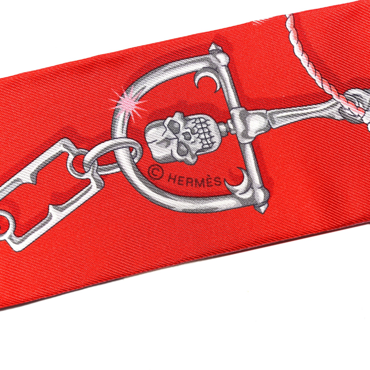Silk C'est la Fete Twilly Rose Bonbon Orange