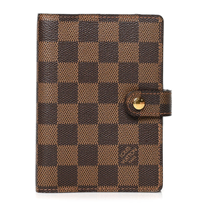 Louis Vuitton Damier Ebene Small Ring Agenda Cover 1 of 8