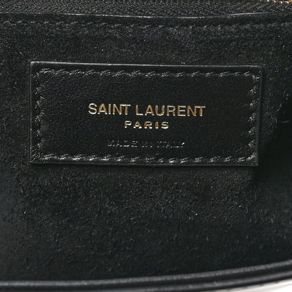 Saint Laurent Patent Le 5 A 7 Hobo Black 6 of 10