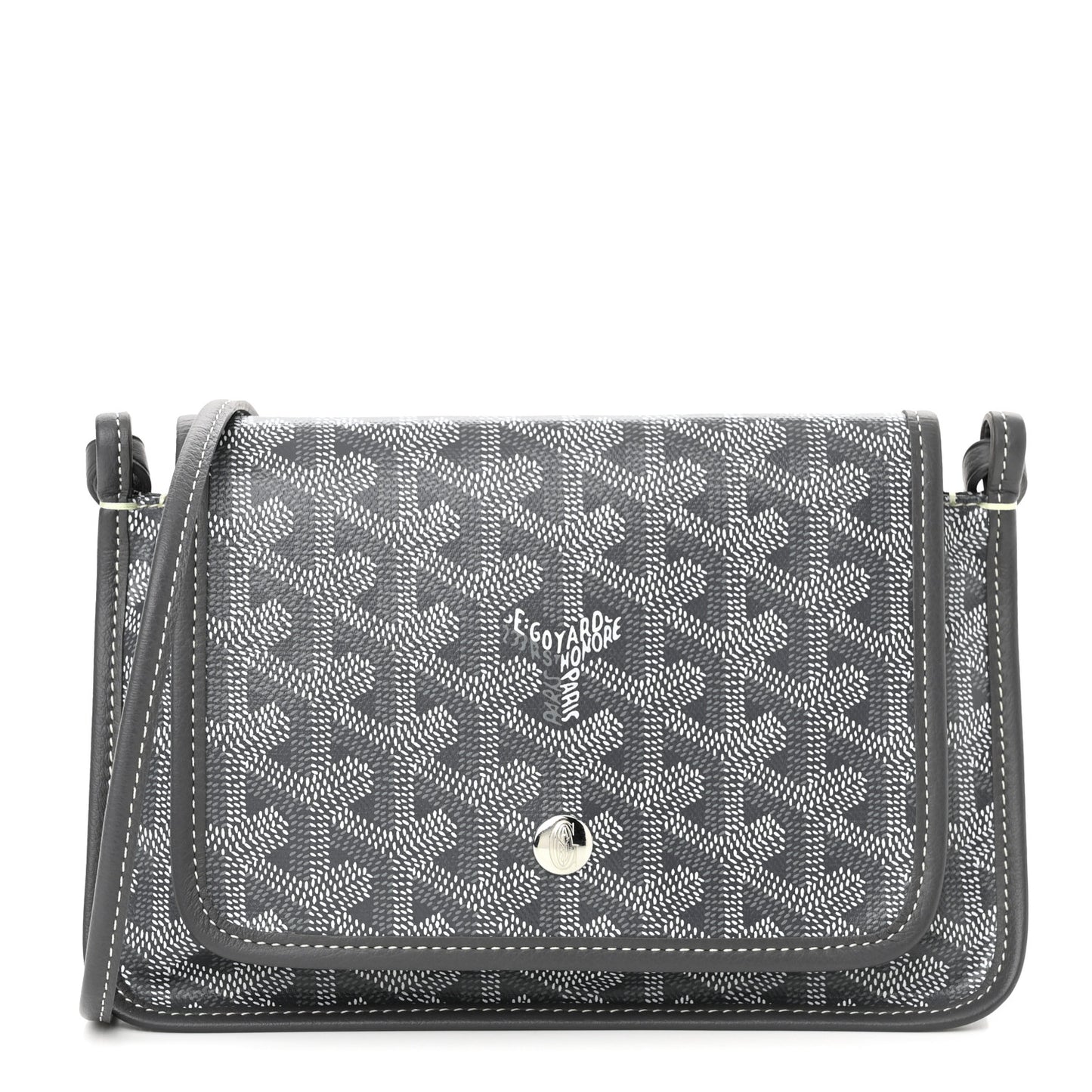 Goyardine Plumet Wallet Clutch Grey