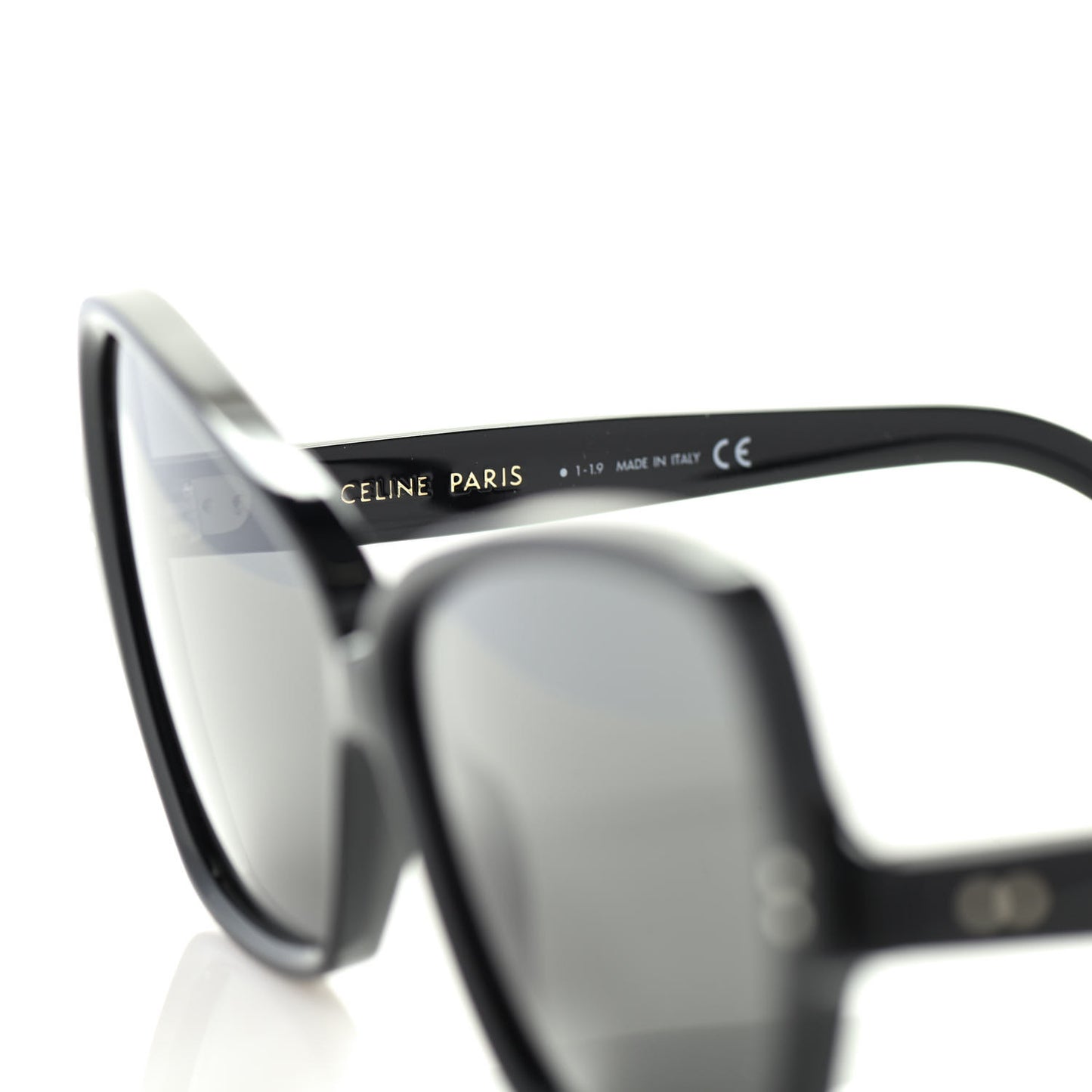 Acetate Butterfly Sunglasses CL40064I Black