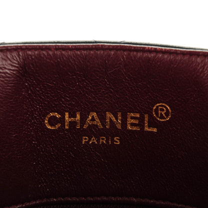 Chanel Lambskin Quilted Shoudler Bag Navy 6 of 9