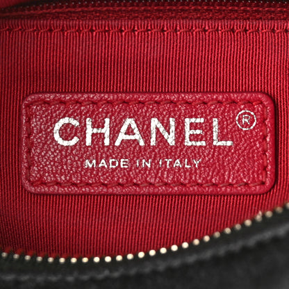 Chanel Aged Calfskin Quilted Small Gabrielle Hobo Black 6 of 9