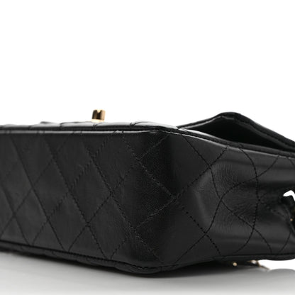 Chanel Lambskin Quilted Mini Rectangular Flap Black 9 of 10