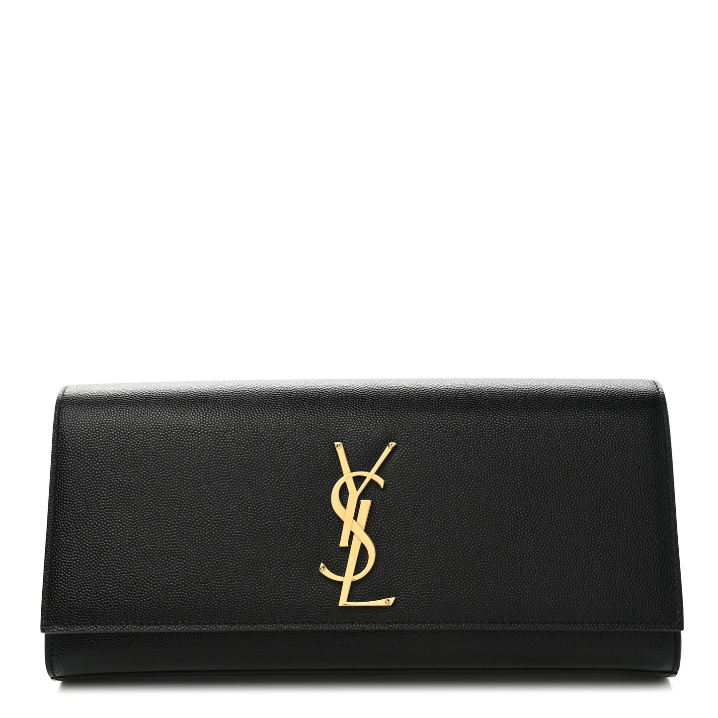 Grain De Poudre Monogram Cassandre Clutch Black