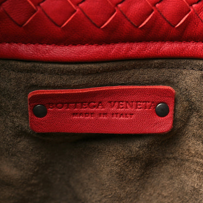 Bottega Veneta Nappa Intrecciato Medium Garda Bag Red 6 of 10