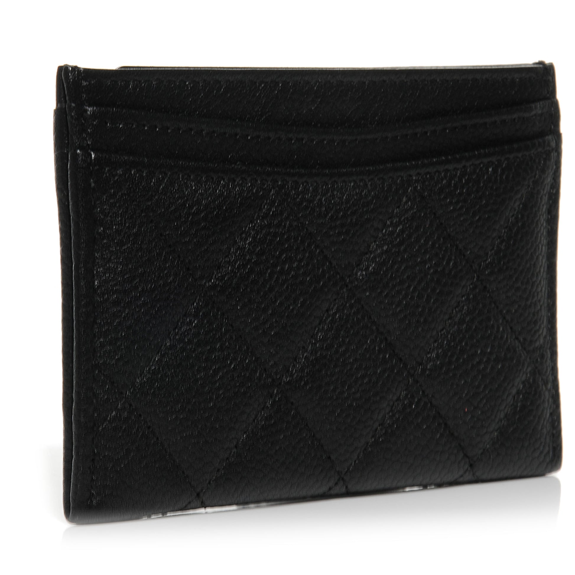 Chanel Caviar Quilted Card Holder Black 4 of 9
