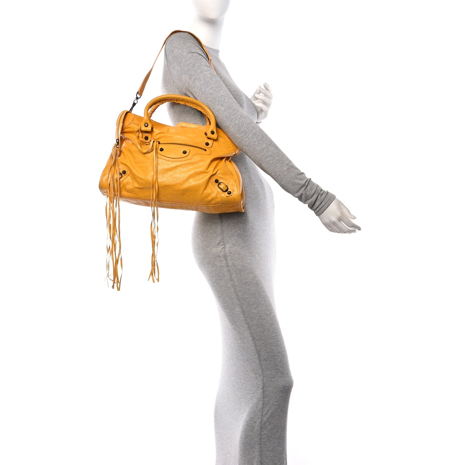 Balenciaga Agneau Classic Hardware City Mangue 2 of 16