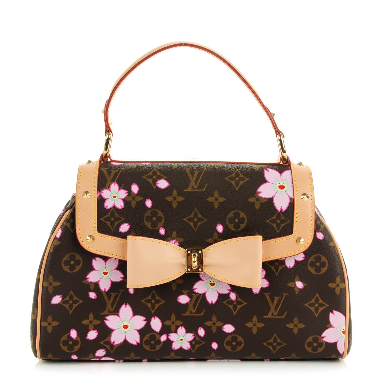 Louis Vuitton Monogram Cherry Blossom Sac Retro Bag Brown 1 of 8
