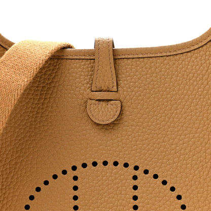 Hermes Taurillon Clemence Evelyne TPM Biscuit 8 of 11