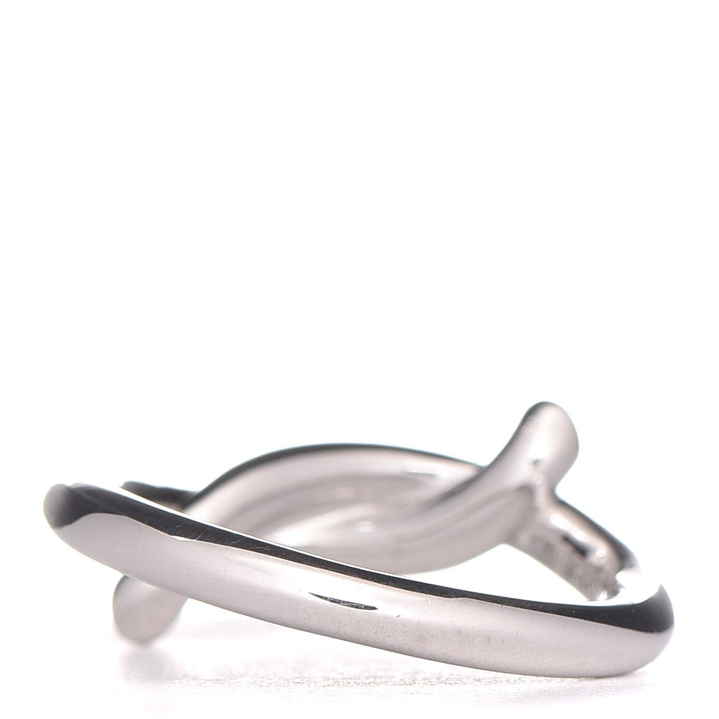 18K White Gold Entrelaces Ring 46 3.75