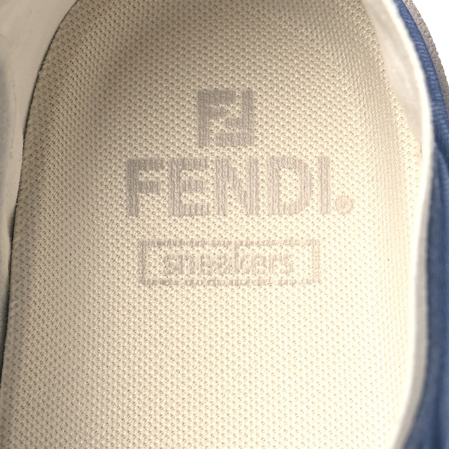 Fabric Mesh Fendi Match Low Top Sneakers 39 Perfect White
