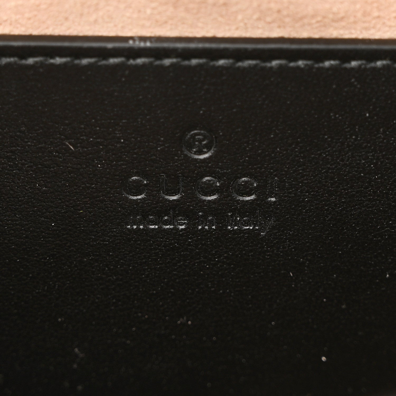 Gucci Calfskin Matelasse Small GG Marmont Chain Shoulder Bag Black 6 of 10