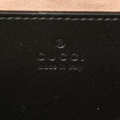 Gucci Calfskin Matelasse Small GG Marmont Chain Shoulder Bag Black 6 of 10