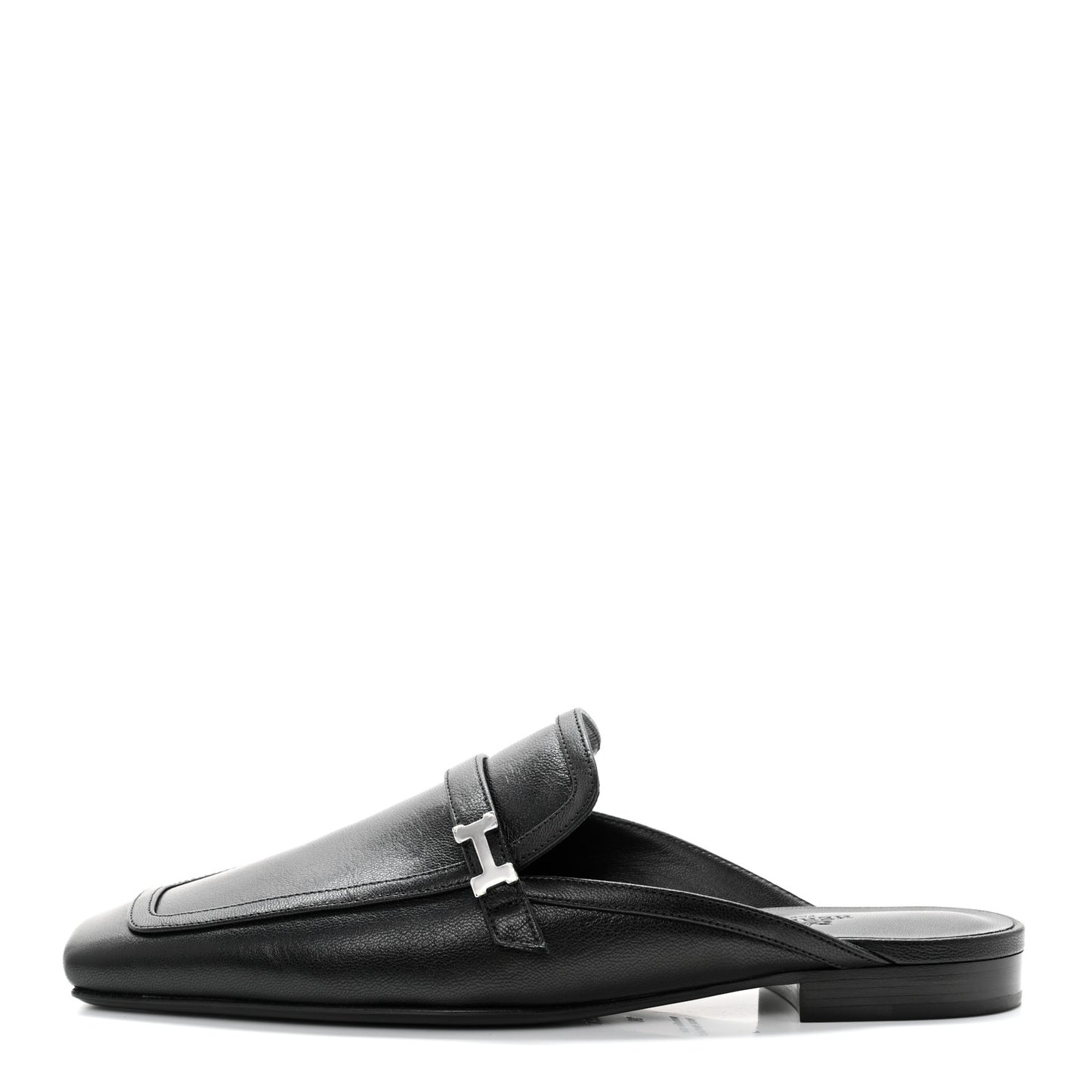 Goatskin Groupie Mule 38 Black