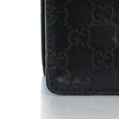 Gucci Guccissima Large Laptop Briefcase Black 4 of 10