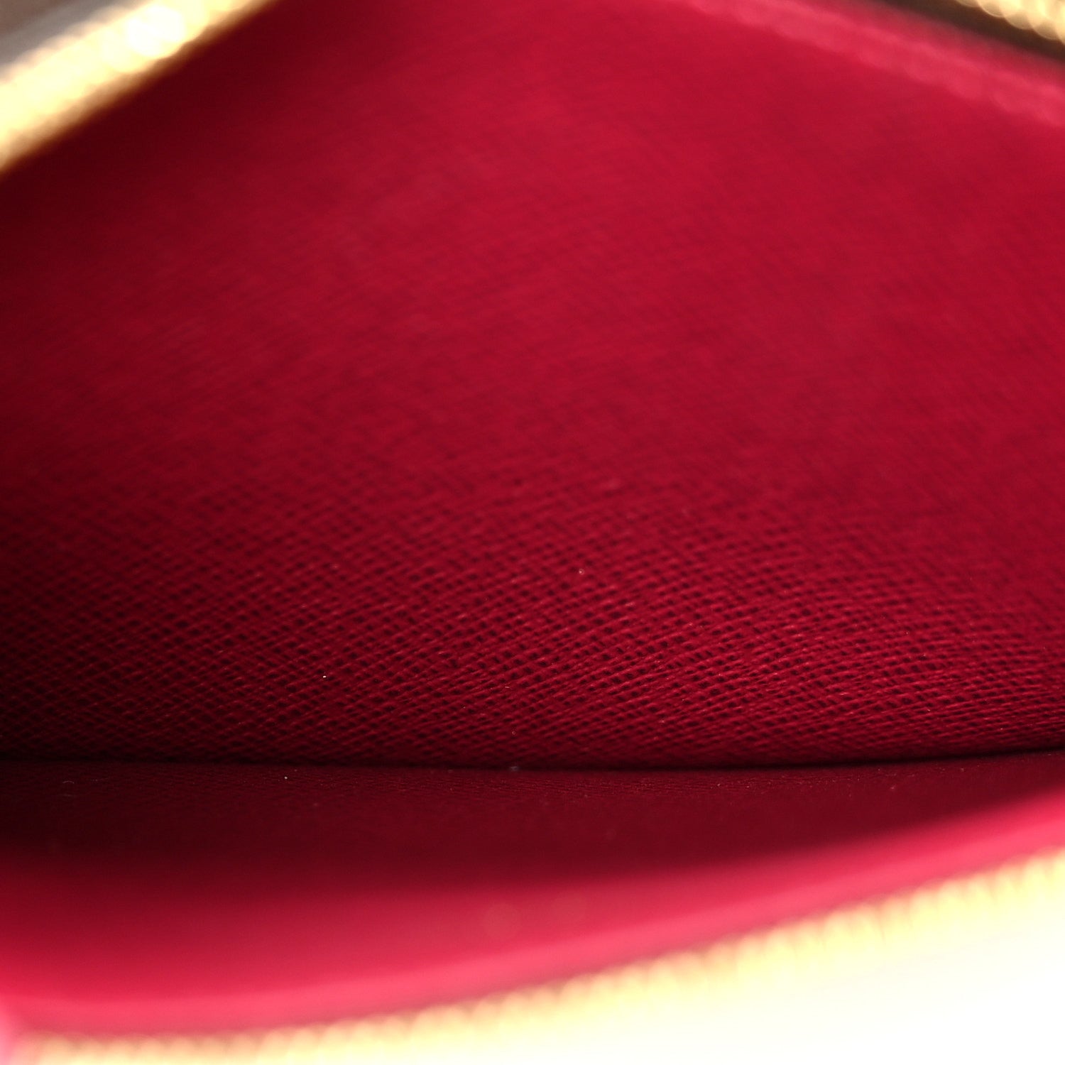 Louis Vuitton Monogram Pochette Felicie Chain Wallet Fuchsia 8 of 14
