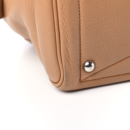 Hermes Taurillon Clemence Victoria II 35 Biscuit 6 of 9